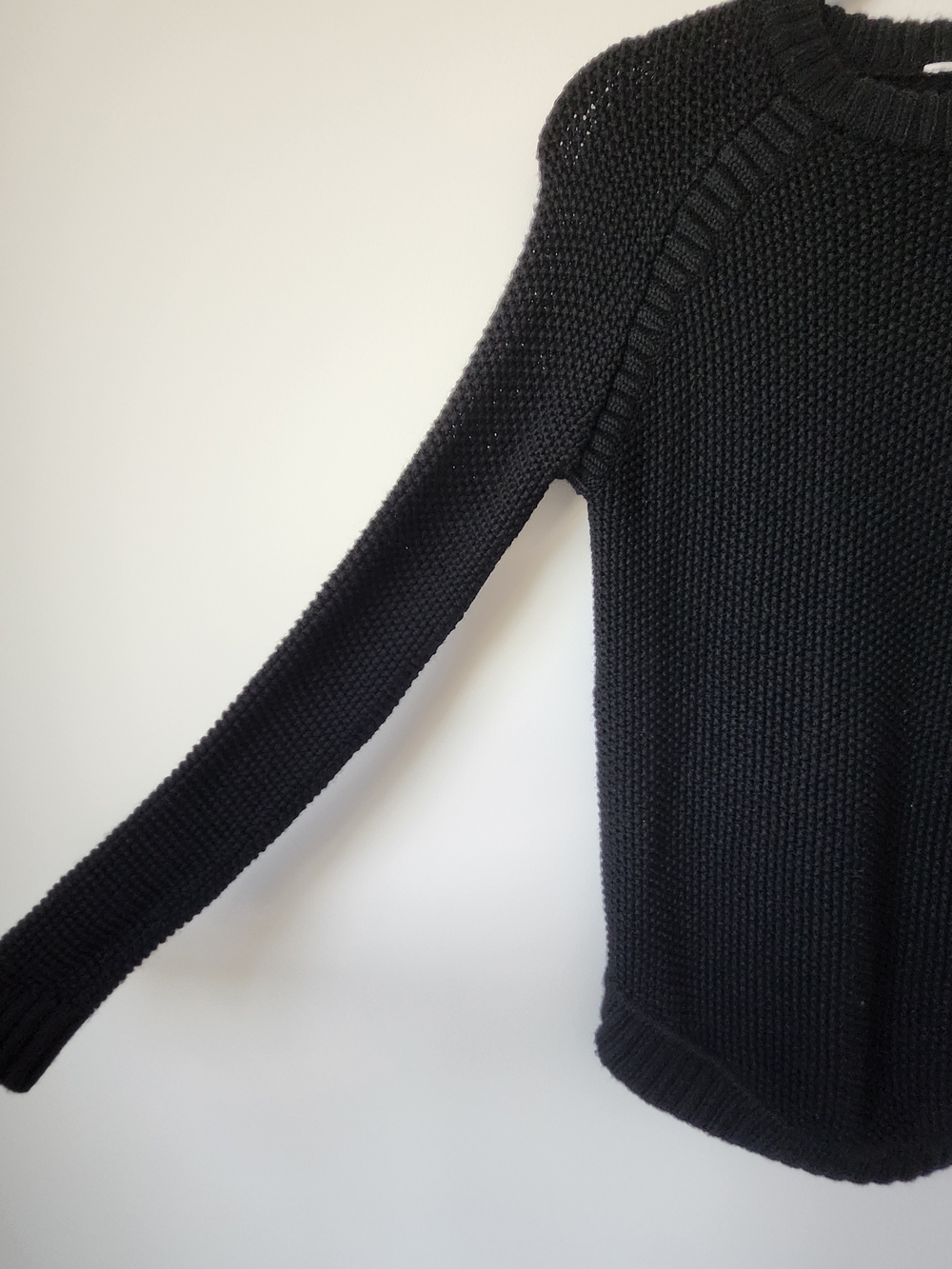 Lululemon Black Devi Crew *Pointelle Knit Sweater - Picture 3 of 10